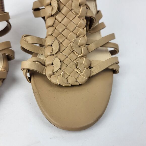 Vince Camuto Alaizah Braided Caged Womens Sandal Beige Size 10 US 42 EU No Box. - Picture 9 of 16